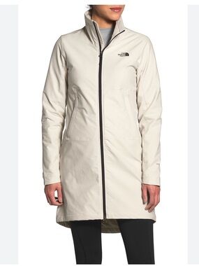 The North Face Off-White Long Zip Coat